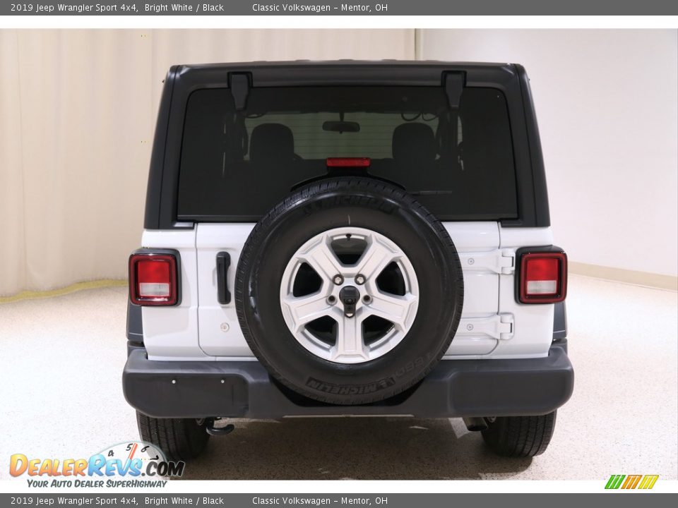2019 Jeep Wrangler Sport 4x4 Bright White / Black Photo #18