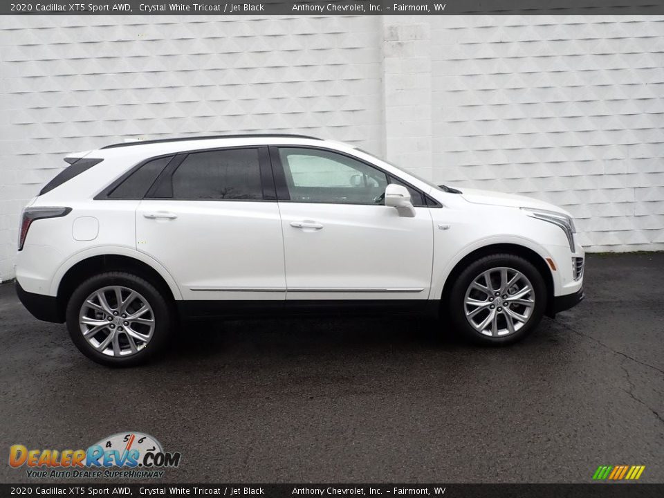 2020 Cadillac XT5 Sport AWD Crystal White Tricoat / Jet Black Photo #3