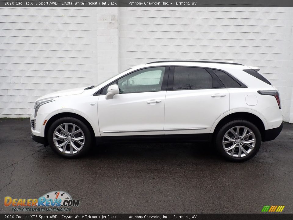 Crystal White Tricoat 2020 Cadillac XT5 Sport AWD Photo #4