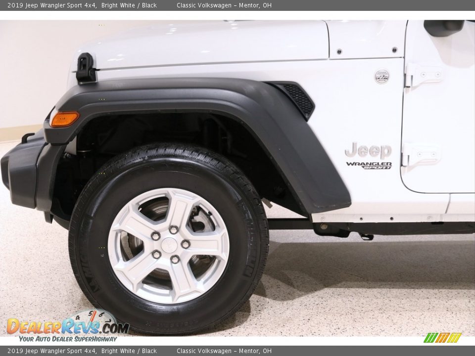 2019 Jeep Wrangler Sport 4x4 Bright White / Black Photo #20