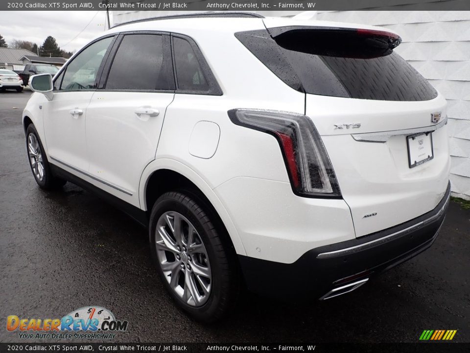 2020 Cadillac XT5 Sport AWD Crystal White Tricoat / Jet Black Photo #6