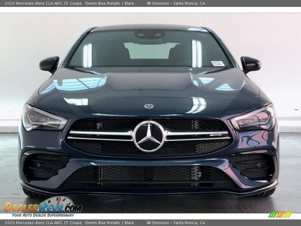 Denim Blue Metallic 2020 Mercedes-Benz CLA AMG 35 Coupe Photo #2