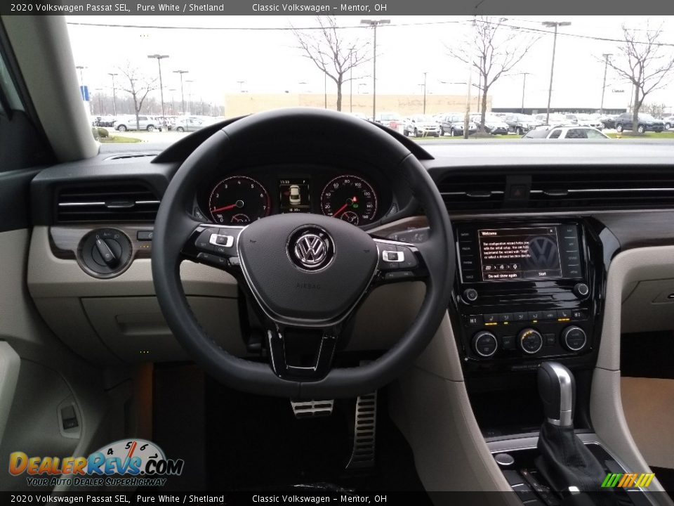 2020 Volkswagen Passat SEL Pure White / Shetland Photo #4