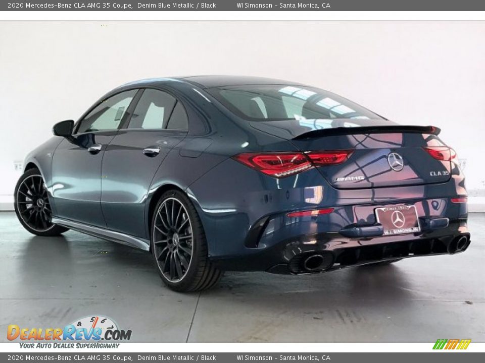 Denim Blue Metallic 2020 Mercedes-Benz CLA AMG 35 Coupe Photo #10
