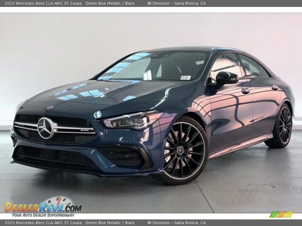Front 3/4 View of 2020 Mercedes-Benz CLA AMG 35 Coupe Photo #12