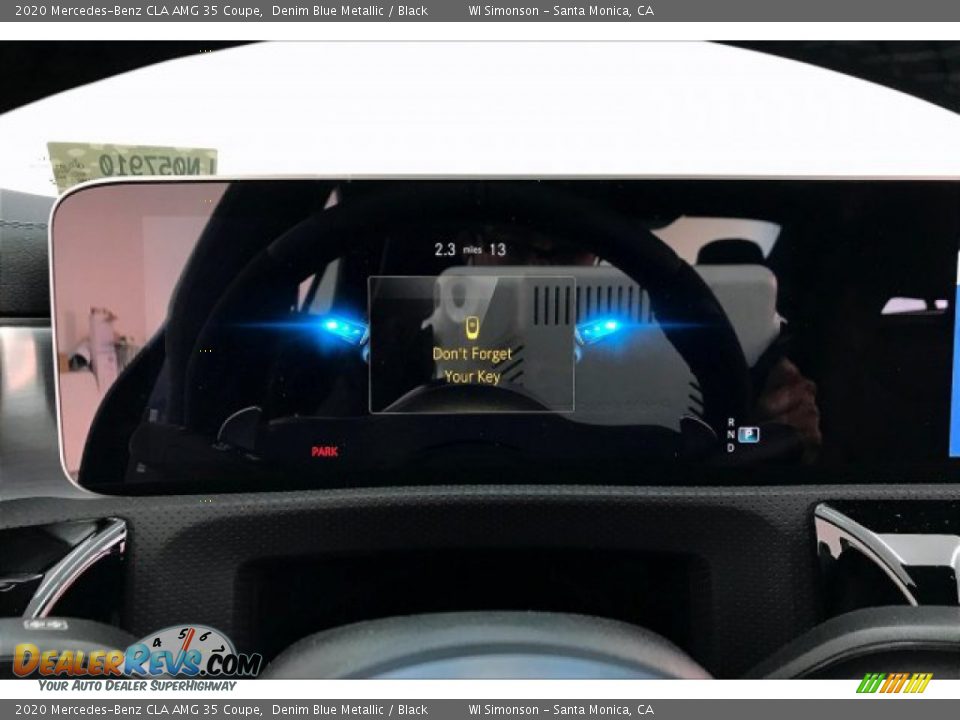 2020 Mercedes-Benz CLA AMG 35 Coupe Denim Blue Metallic / Black Photo #20