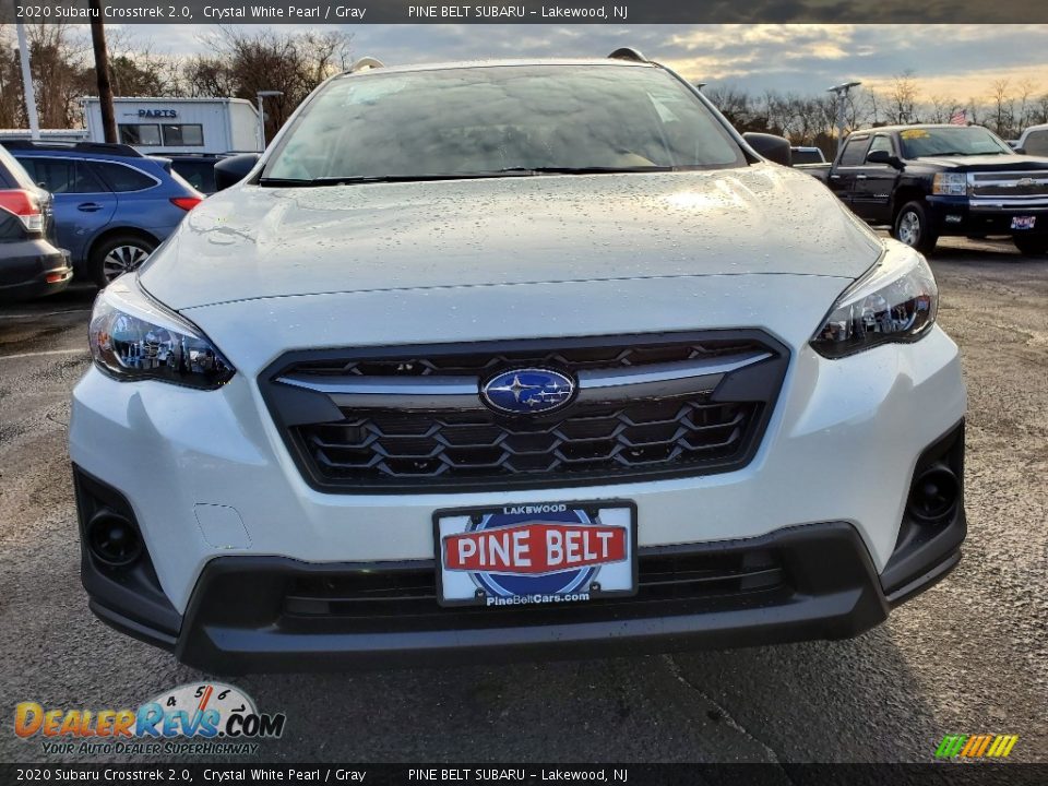 2020 Subaru Crosstrek 2.0 Crystal White Pearl / Gray Photo #2