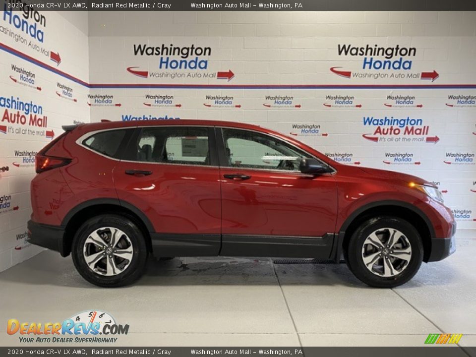 2020 Honda CR-V LX AWD Radiant Red Metallic / Gray Photo #1