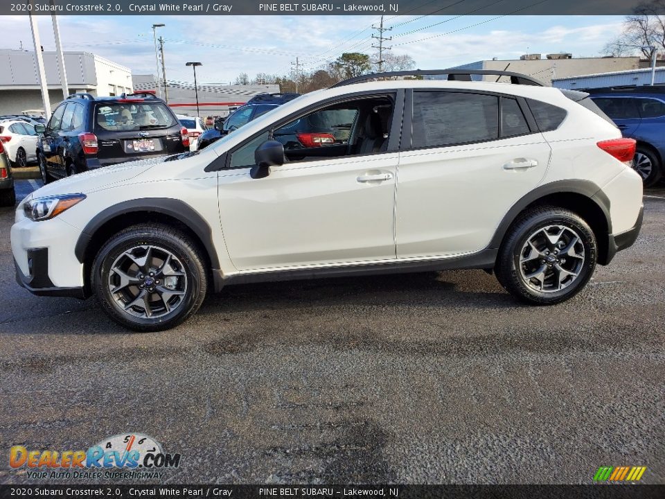 2020 Subaru Crosstrek 2.0 Crystal White Pearl / Gray Photo #3