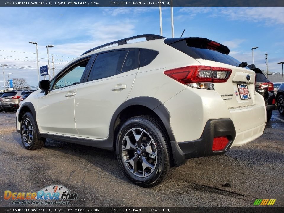 2020 Subaru Crosstrek 2.0 Crystal White Pearl / Gray Photo #4