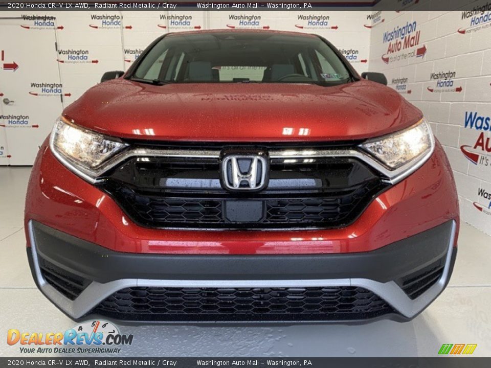 2020 Honda CR-V LX AWD Radiant Red Metallic / Gray Photo #3