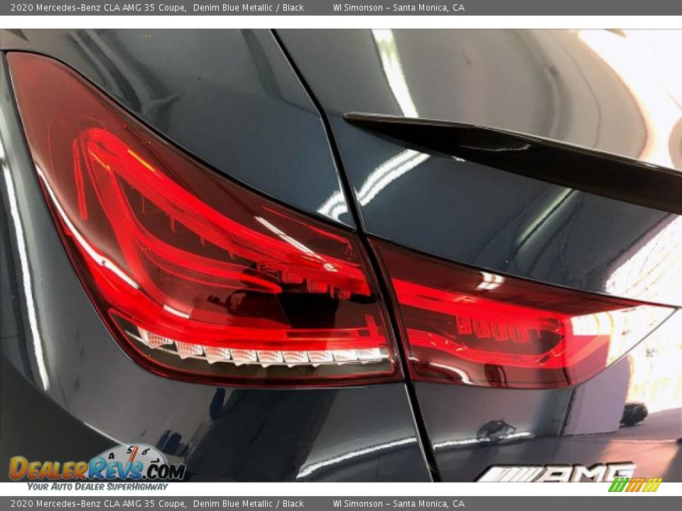 2020 Mercedes-Benz CLA AMG 35 Coupe Denim Blue Metallic / Black Photo #26