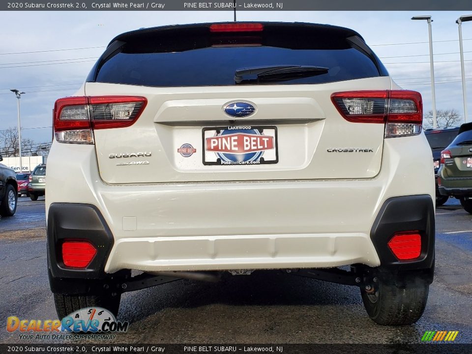 2020 Subaru Crosstrek 2.0 Crystal White Pearl / Gray Photo #5