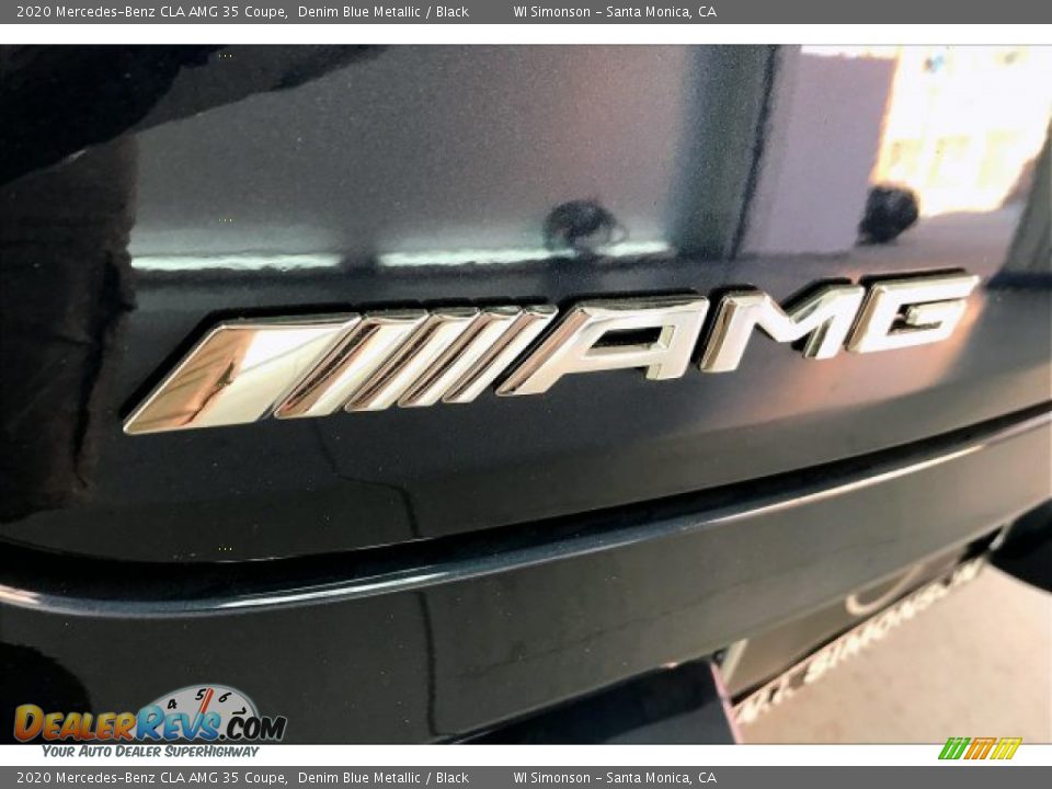 2020 Mercedes-Benz CLA AMG 35 Coupe Denim Blue Metallic / Black Photo #27