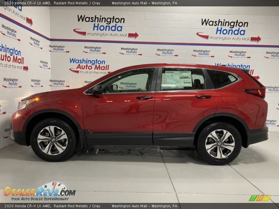2020 Honda CR-V LX AWD Radiant Red Metallic / Gray Photo #5