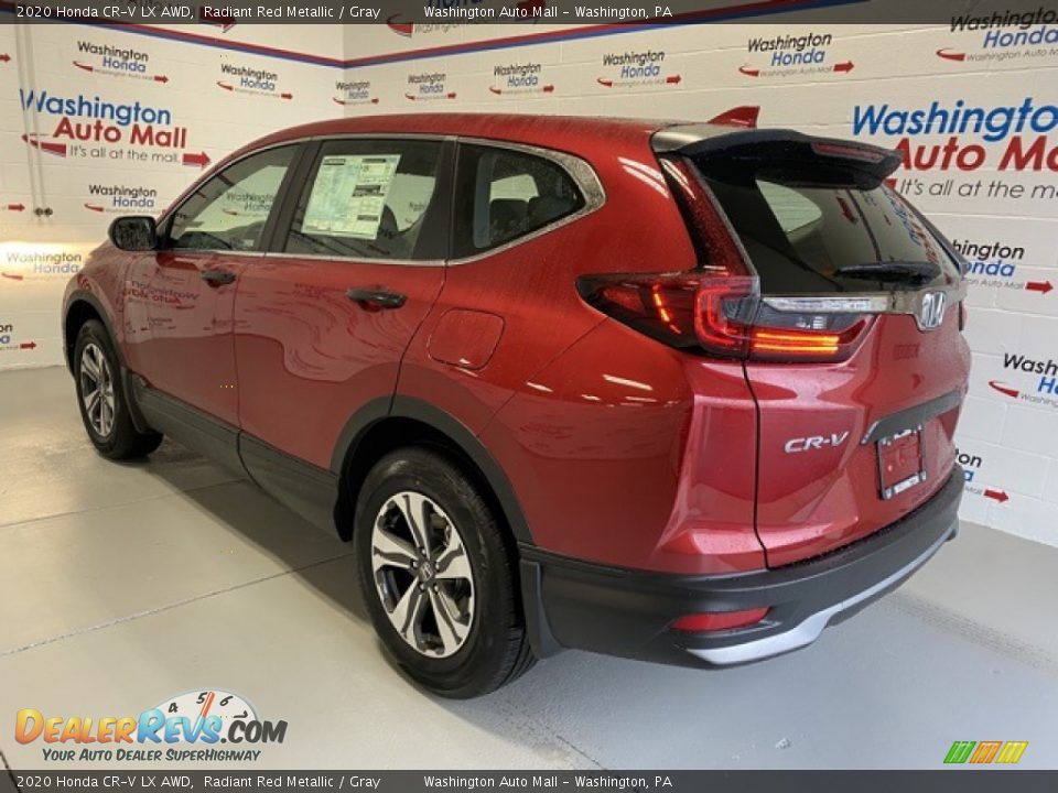 2020 Honda CR-V LX AWD Radiant Red Metallic / Gray Photo #6