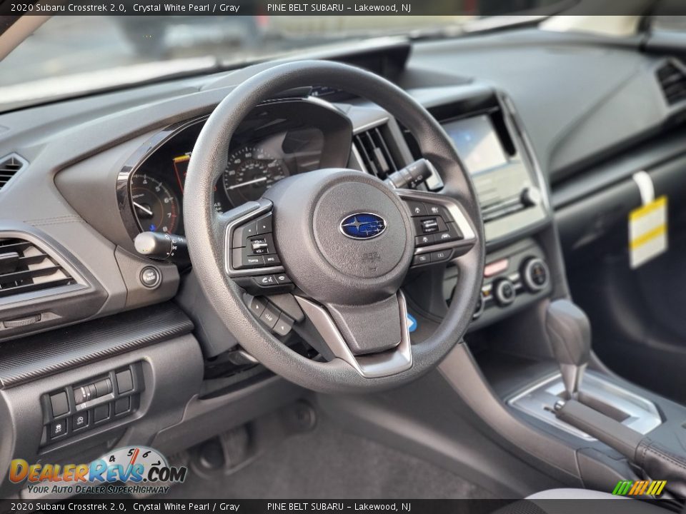 2020 Subaru Crosstrek 2.0 Crystal White Pearl / Gray Photo #7