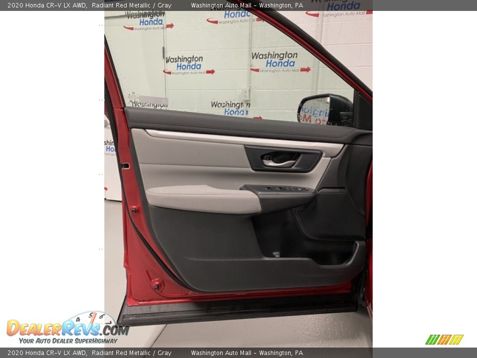 2020 Honda CR-V LX AWD Radiant Red Metallic / Gray Photo #10