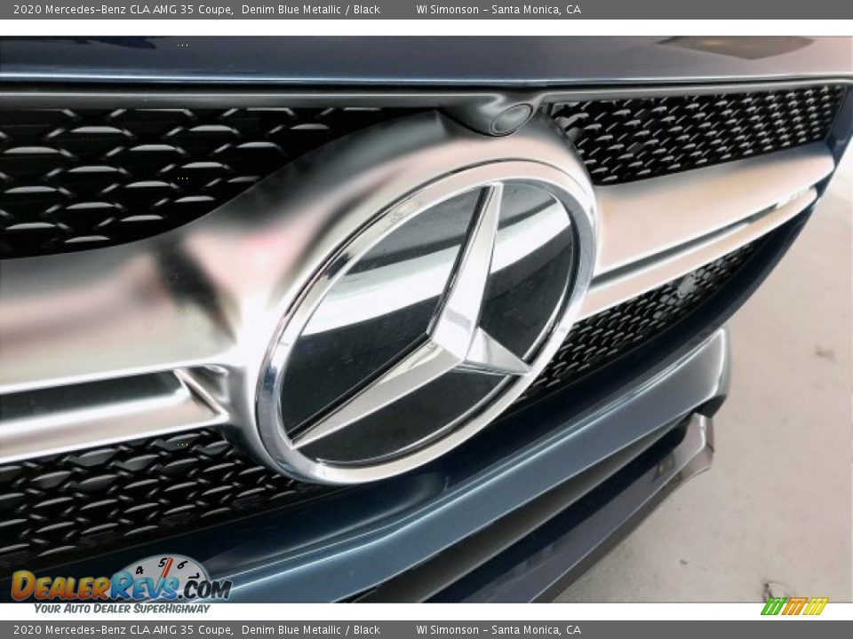 2020 Mercedes-Benz CLA AMG 35 Coupe Denim Blue Metallic / Black Photo #33