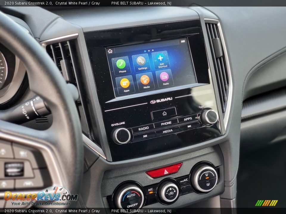 2020 Subaru Crosstrek 2.0 Crystal White Pearl / Gray Photo #10