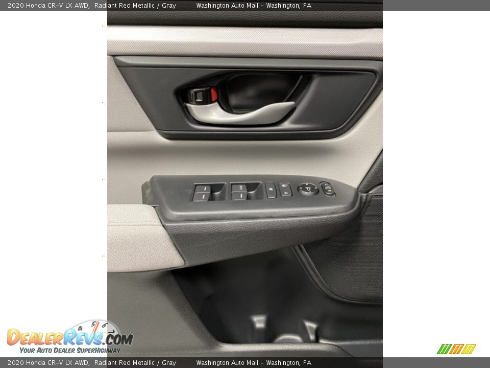2020 Honda CR-V LX AWD Radiant Red Metallic / Gray Photo #11