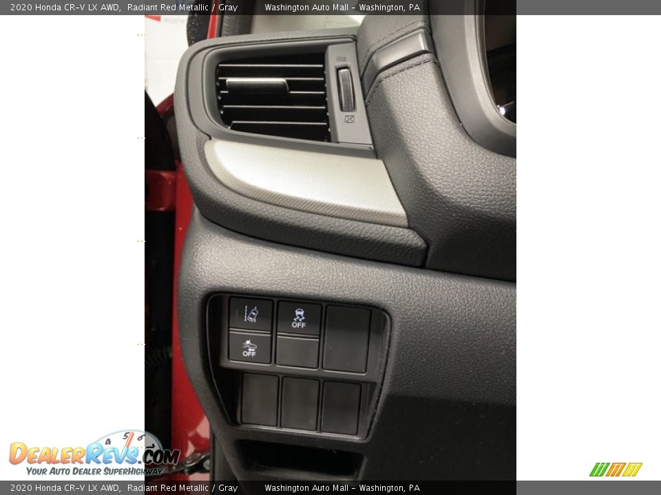 2020 Honda CR-V LX AWD Radiant Red Metallic / Gray Photo #12