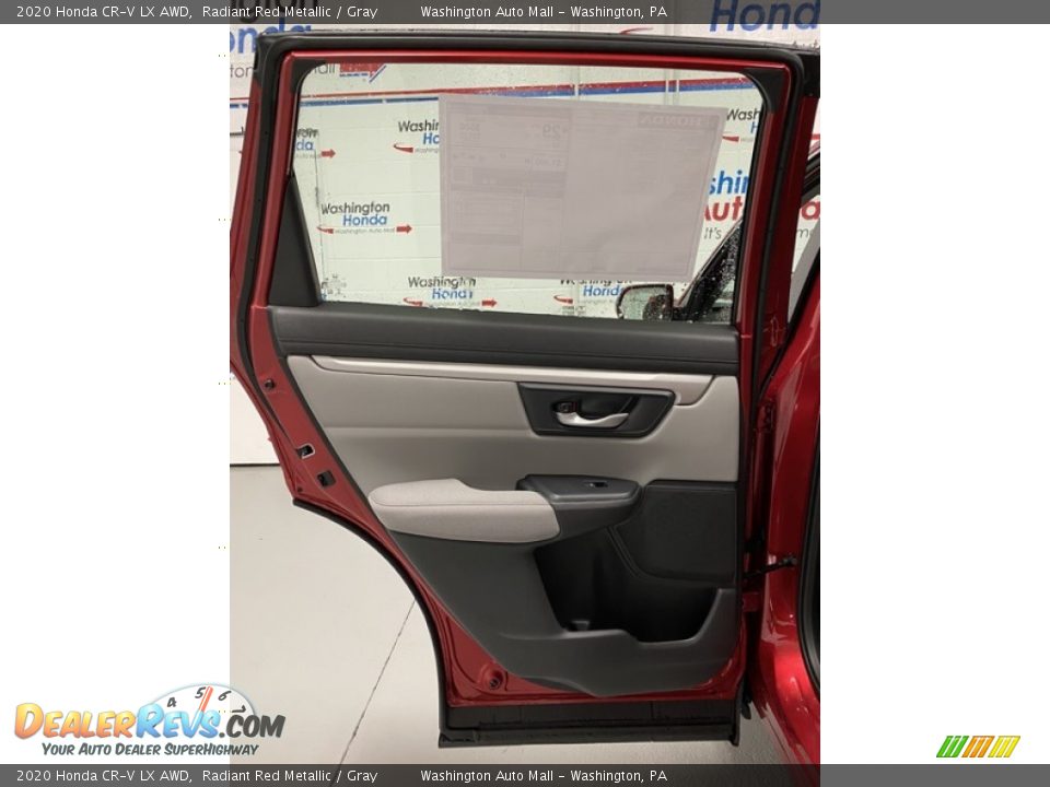 2020 Honda CR-V LX AWD Radiant Red Metallic / Gray Photo #16