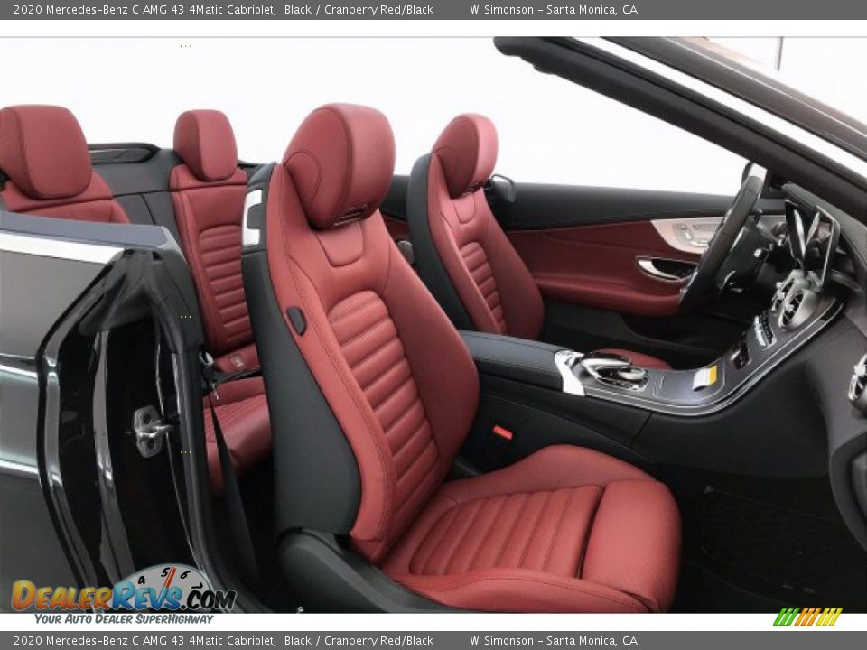 Cranberry Red/Black Interior - 2020 Mercedes-Benz C AMG 43 4Matic Cabriolet Photo #6