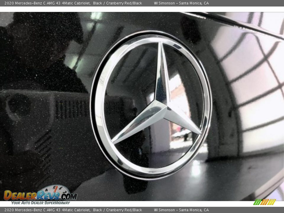 2020 Mercedes-Benz C AMG 43 4Matic Cabriolet Black / Cranberry Red/Black Photo #7