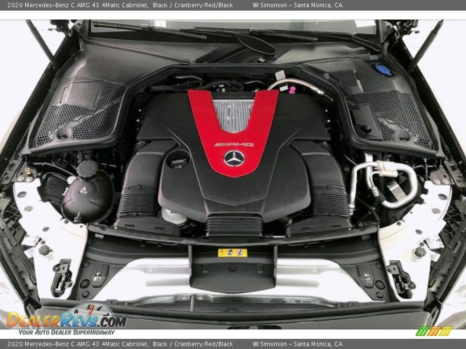2020 Mercedes-Benz C AMG 43 4Matic Cabriolet 3.0 Liter AMG biturbo DOHC 24-Valve VVT V6 Engine Photo #9