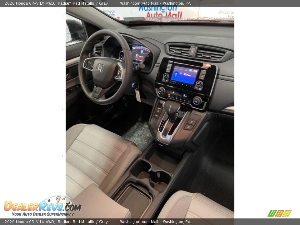 2020 Honda CR-V LX AWD Radiant Red Metallic / Gray Photo #20
