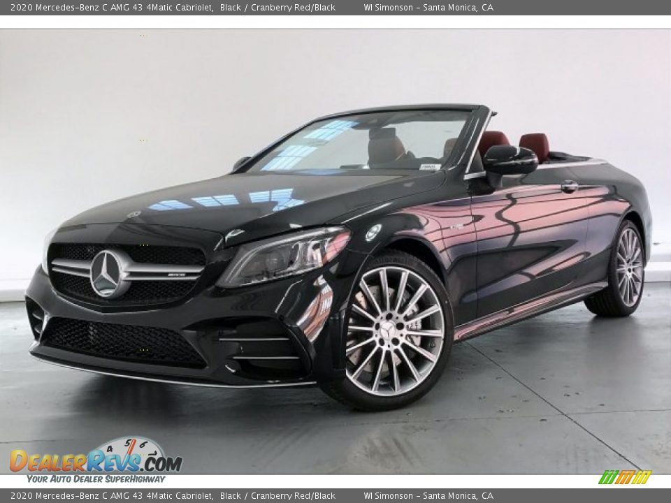 Front 3/4 View of 2020 Mercedes-Benz C AMG 43 4Matic Cabriolet Photo #12