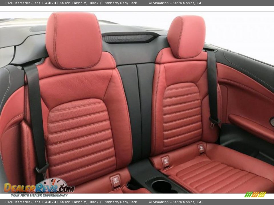 Rear Seat of 2020 Mercedes-Benz C AMG 43 4Matic Cabriolet Photo #13