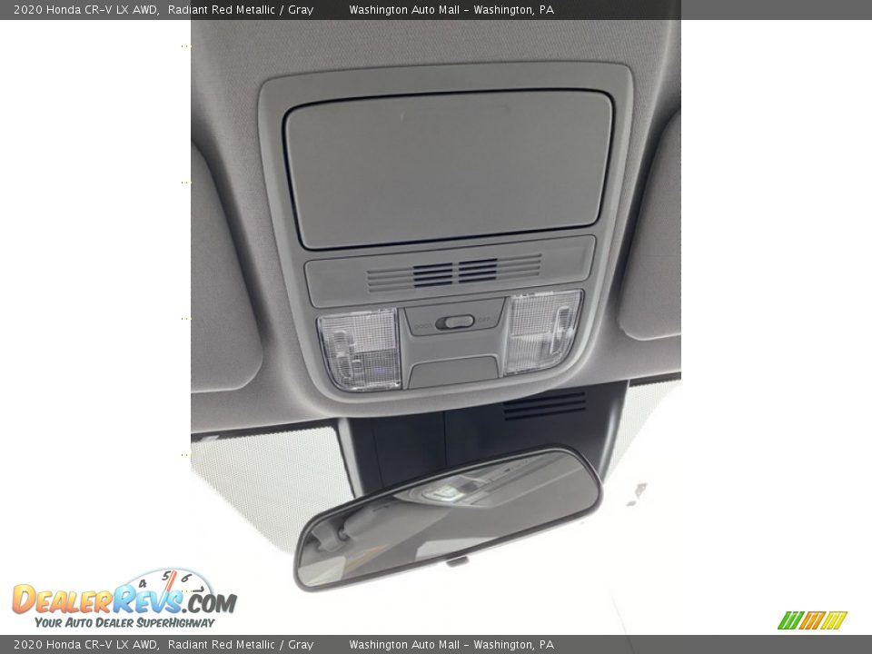 2020 Honda CR-V LX AWD Radiant Red Metallic / Gray Photo #28