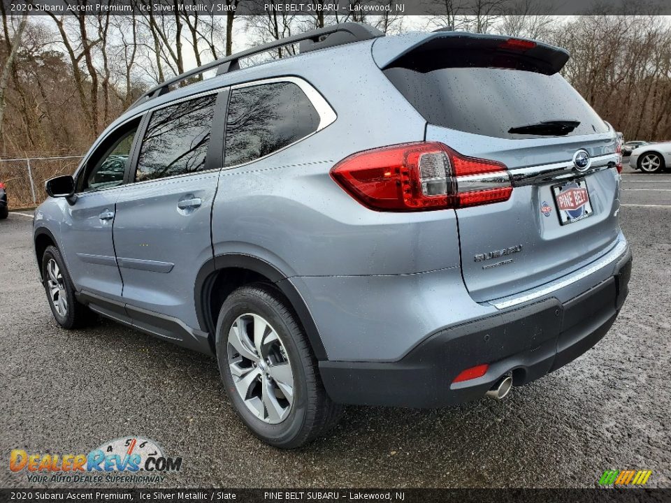 2020 Subaru Ascent Premium Ice Silver Metallic / Slate Photo #4