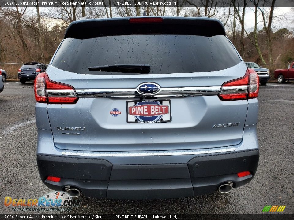 2020 Subaru Ascent Premium Ice Silver Metallic / Slate Photo #5