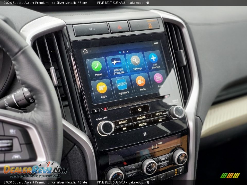 2020 Subaru Ascent Premium Ice Silver Metallic / Slate Photo #10