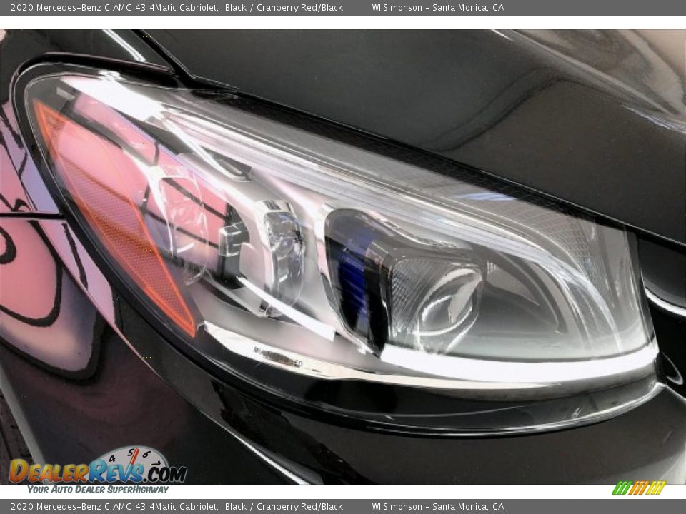 2020 Mercedes-Benz C AMG 43 4Matic Cabriolet Black / Cranberry Red/Black Photo #31