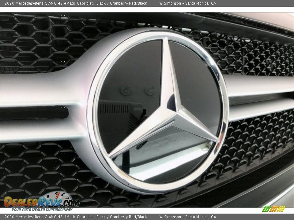 2020 Mercedes-Benz C AMG 43 4Matic Cabriolet Black / Cranberry Red/Black Photo #32