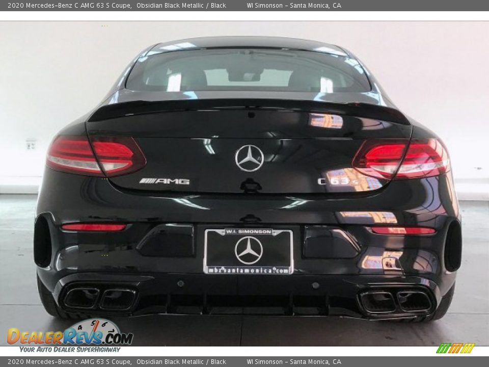 2020 Mercedes-Benz C AMG 63 S Coupe Obsidian Black Metallic / Black Photo #3