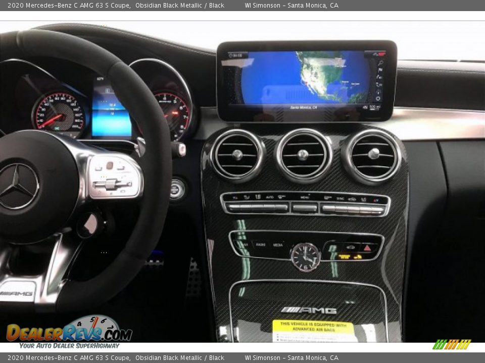 Dashboard of 2020 Mercedes-Benz C AMG 63 S Coupe Photo #5