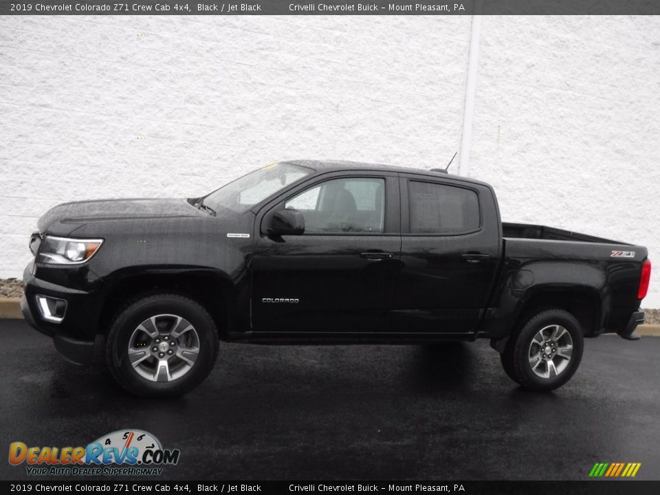 2019 Chevrolet Colorado Z71 Crew Cab 4x4 Black / Jet Black Photo #2