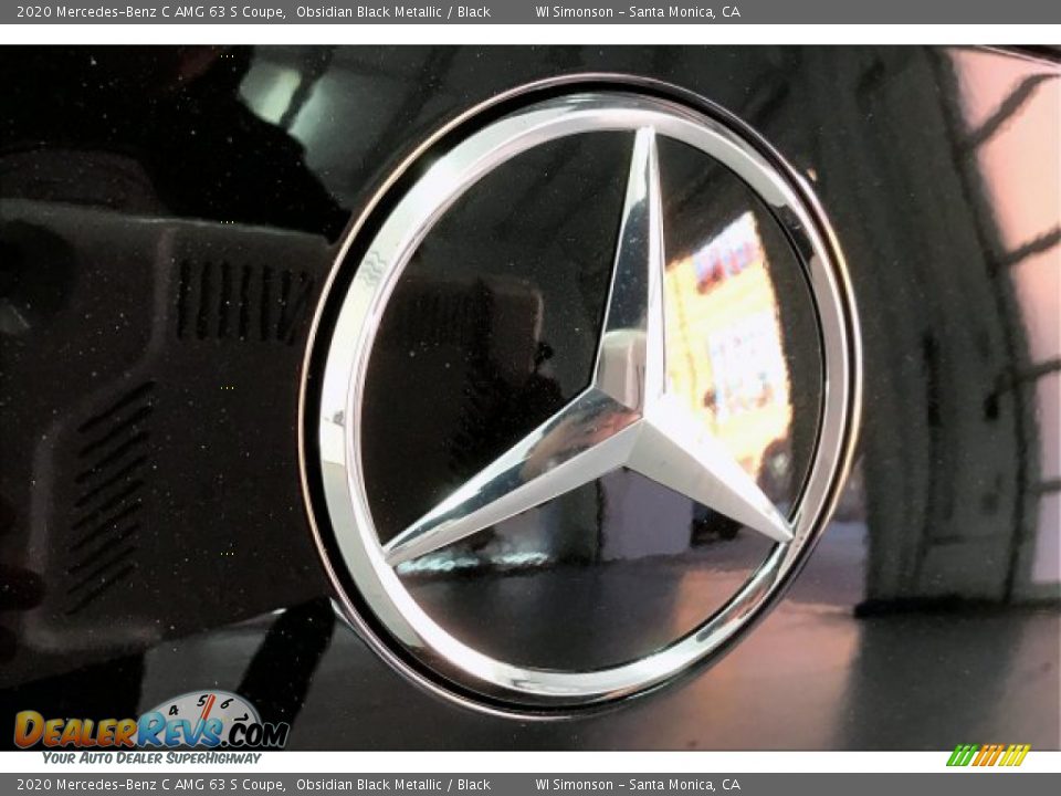 2020 Mercedes-Benz C AMG 63 S Coupe Obsidian Black Metallic / Black Photo #7
