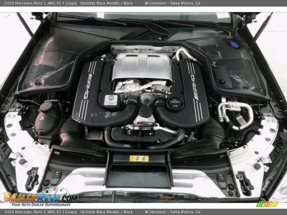 2020 Mercedes-Benz C AMG 63 S Coupe 4.0 Liter AMG biturbo DOHC 32-Valve VVT V8 Engine Photo #9