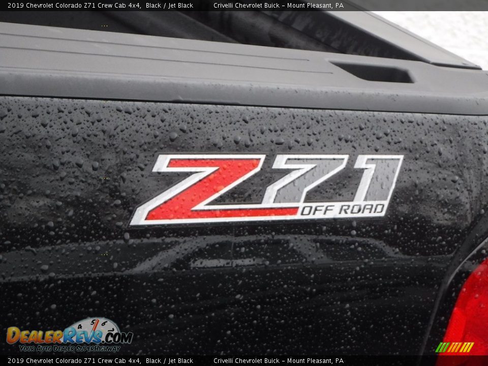 2019 Chevrolet Colorado Z71 Crew Cab 4x4 Black / Jet Black Photo #5