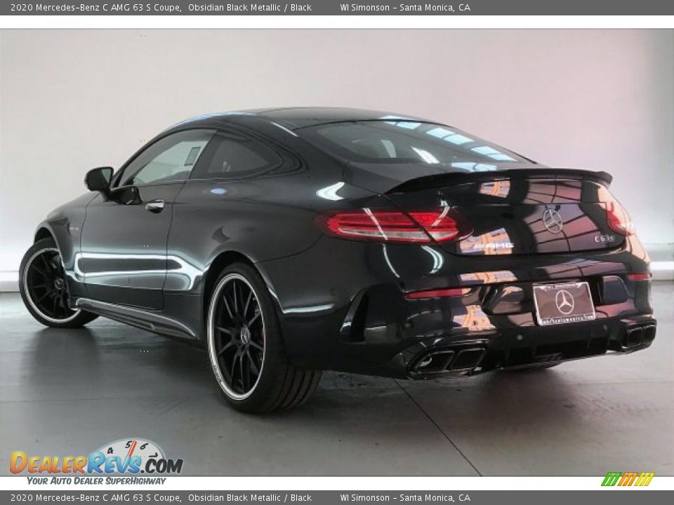 2020 Mercedes-Benz C AMG 63 S Coupe Obsidian Black Metallic / Black Photo #10