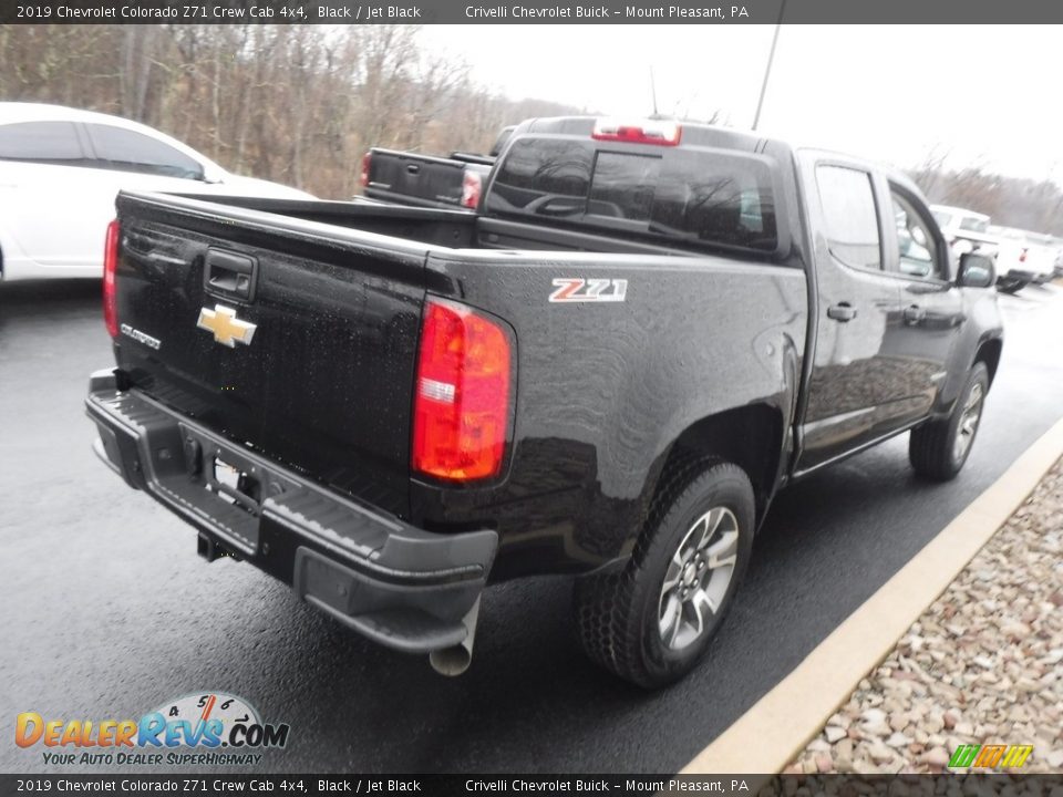 2019 Chevrolet Colorado Z71 Crew Cab 4x4 Black / Jet Black Photo #8