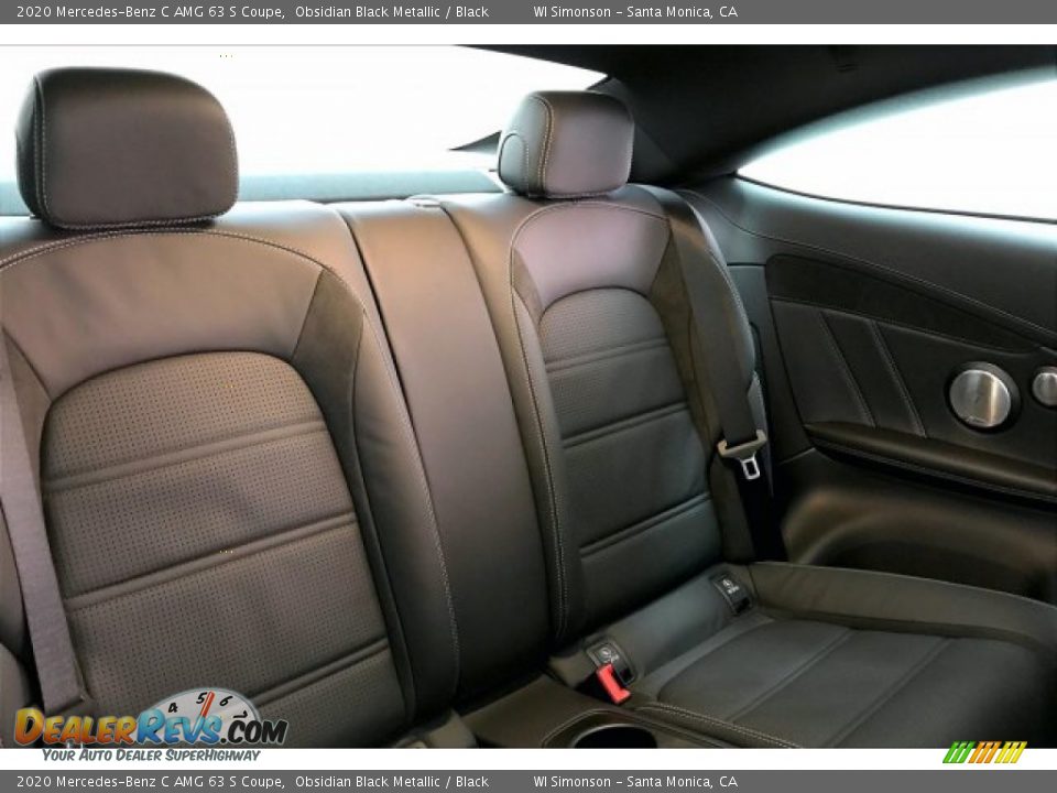 2020 Mercedes-Benz C AMG 63 S Coupe Obsidian Black Metallic / Black Photo #13