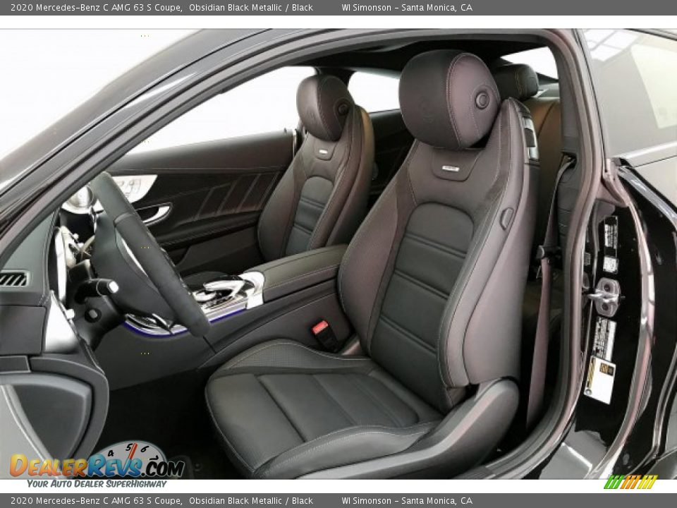 Black Interior - 2020 Mercedes-Benz C AMG 63 S Coupe Photo #14