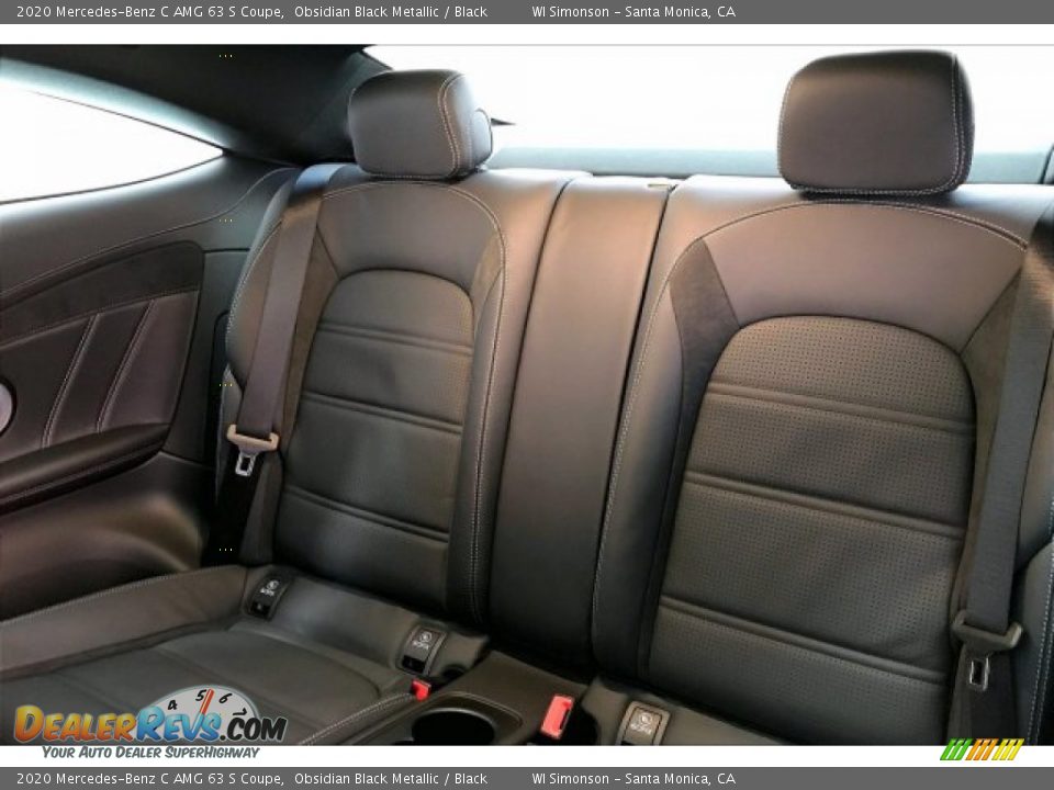 2020 Mercedes-Benz C AMG 63 S Coupe Obsidian Black Metallic / Black Photo #15